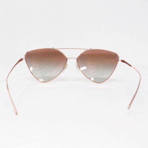 PRADA #38001 Gold & Pink Mirrored Aviator Sunglasses main image 7